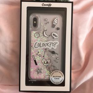colourpop glitter phone case for iPhone X